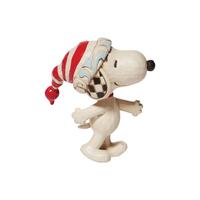 PRE PRODUCTION SAMPLE - Peanuts by Jim Shore - Snoopy With Red & White Hat Mini Figurine