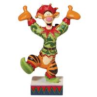 Jim Shore Disney Traditions - Winnie the Pooh Tigger Elf - Ecstatic Elf