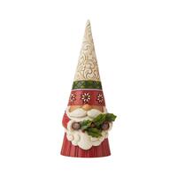 Jim Shore Heartwood Creek Christmas Gnomes - Gnome Holding Holly