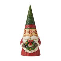 Jim Shore Heartwood Creek Christmas Gnomes - Gnome Holding Wreath