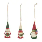 PRE PRODUCTION SAMPLE - Jim Shore Heartwood Creek Christmas Gnomes - Gnome Hanging Ornament Set of 3
