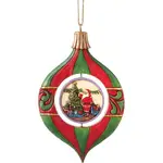 PRE PRODUCTION SAMPLE - Jim Shore Heartwood Creek - Rotating Santa Hanging Ornament