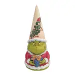 Dr Seuss The Grinch by Jim Shore - Grinch Gnome Holding Present
