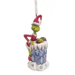 Dr Seuss The Grinch by Jim Shore - Grinch In Chimney Hanging Ornament