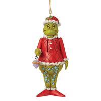 Dr Seuss The Grinch by Jim Shore - Grinch Nutcracker Hanging Ornament