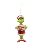 PRE PRODUCTION SAMPLE -Dr Seuss The Grinch by Jim Shore - Grinch Stink Stank Stunk PVC Hanging Ornament