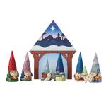 PRE PRODUCTION SAMPLE - Jim Shore Heartwood Creek Christmas Gnomes - Gnome Nativity Set of 8