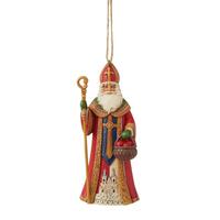 Jim Shore Heartwood Creek Santas Around The World - Czech Santa Hanging Ornament