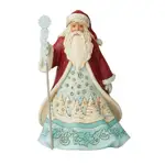 Jim Shore Heartwood Creek Winter Wonderland - Santa with Snowflakes
