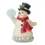 PRE PRODUCTION SAMPLE - Jim Shore Heartwood Creek Winter Wonderland - Snowman with Snowflake