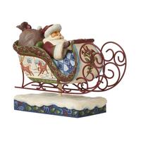 Jim Shore Heartwood Creek Victorian - Santa in Sleigh