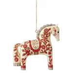 PRE PRODUCTION SAMPLE - Jim Shore Heartwood Creek Nordic Noel - Darla Horse Hanging Ornament