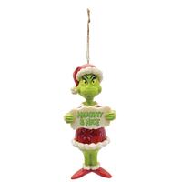 Dr Seuss The Grinch by Jim Shore - Grinch Naughty/Nice PVC Hanging Ornament