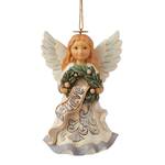 PRE PRODUCTION SAMPLE - Jim Shore Heartwood Creek White Woodland - Believe Angel Hanging Ornament
