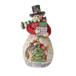 Jim Shore Heartwood Creek - Snowman with Arms Full of Gifts