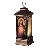 Roman Inc - LED Lantern Sacred Heart of Jesus