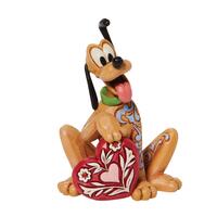 Jim Shore Disney Traditions - Pluto - Holding Heart