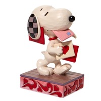 Peanuts by Jim Shore - Snoopy Holding Valentine