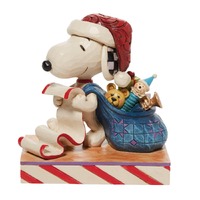 Peanuts by Jim Shore - Santa Snoopy With List & Bag