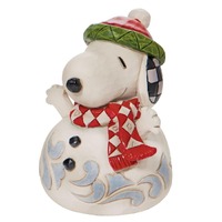 Peanuts by Jim Shore - Mini Snoopy Snowman