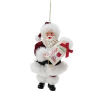 Possible Dreams by Dept 56 Santa - At Home Wine Hanging Ornament