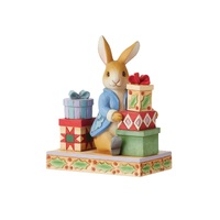 Beatrix Potter by Jim Shore - Peter With Presents - Presents of Happiness, Joy & Love