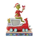 Dr Seuss The Grinch by Jim Shore - Grinch On Train