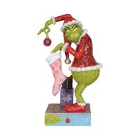 Dr Seuss The Grinch by Jim Shore - Grinch Stealing Ornaments