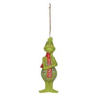Dr Seuss The Grinch by Jim Shore - Grinch 2022 Hanging Ornament