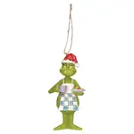 PRE PRODUCTION SAMPLE - Dr Seuss The Grinch by Jim Shore - Grinch In Apron With Cookies Hanging Ornament