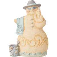 Jim Shore Heartwood Creek Coastal Christmas - Sandman with Beach Towel