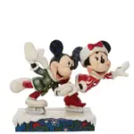 PRE PRODUCTION SAMPLE - Jim Shore Disney Traditions - Mickey And Minnie Christmas - Ice Skating