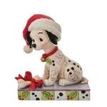 Jim Shore Disney Traditions - 101 Dalmatians Christmas - Lucky