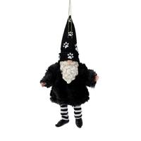 Possible Dreams by Dept 56 - Furry Pet Black Gnome Hanging Ornament