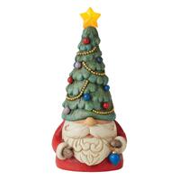 Jim Shore Heartwood Creek Gnomes - Lighted Christmas Tree Gnome
