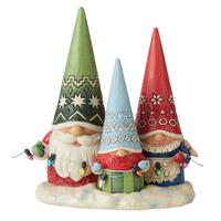 Jim Shore Heartwood Creek Gnomes - Christmas Gnome Family