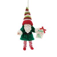 Possible Dreams by Dept 56 - Bad Or Good Gnome Hanging Ornament