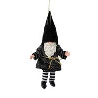 Possible Dreams by Dept 56 - Black And Gold Gnome Hanging Ornament