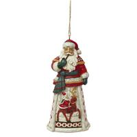 Jim Shore Heartwood Creek - Lapland Santa Hanging Ornament