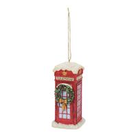 Jim Shore Heartwood Creek - Christmas Phone Box Hanging Ornament