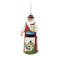 Jim Shore Heartwood Creek Santas Around The World - Baltic Santa Hanging Ornament