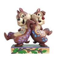 Jim Shore Disney Traditions - Chip n Dale - Mischievous Mates