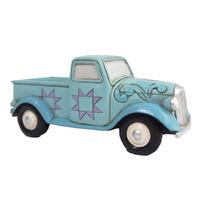 Jim Shore Heartwood Creek - Mini Blue Pickup Truck