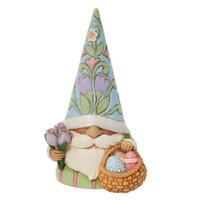 Jim Shore Heartwood Creek Gnomes - Basket Of Eggs Easter Gnome
