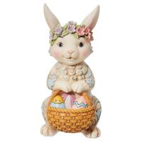 Jim Shore Heartwood Creek Easter - Pint Sized Bunny With Floral Crown