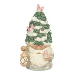 Jim Shore Heartwood Creek Gnomes - White Woodland With Evergreen Tree Hat
