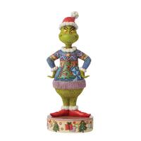 Dr Seuss The Grinch by Jim Shore - Grinch Wearing Ugly Sweater