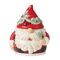 Jim Shore Heartwood Creek Highland Glen - Santa Gnome Cookie Jar