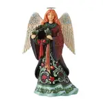 Jim Shore Heartwood Creek Holiday Manor - Angel With Wreath