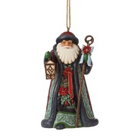 Jim Shore Heartwood Creek Holiday Manor - Santa with Cane Hanging Ornament